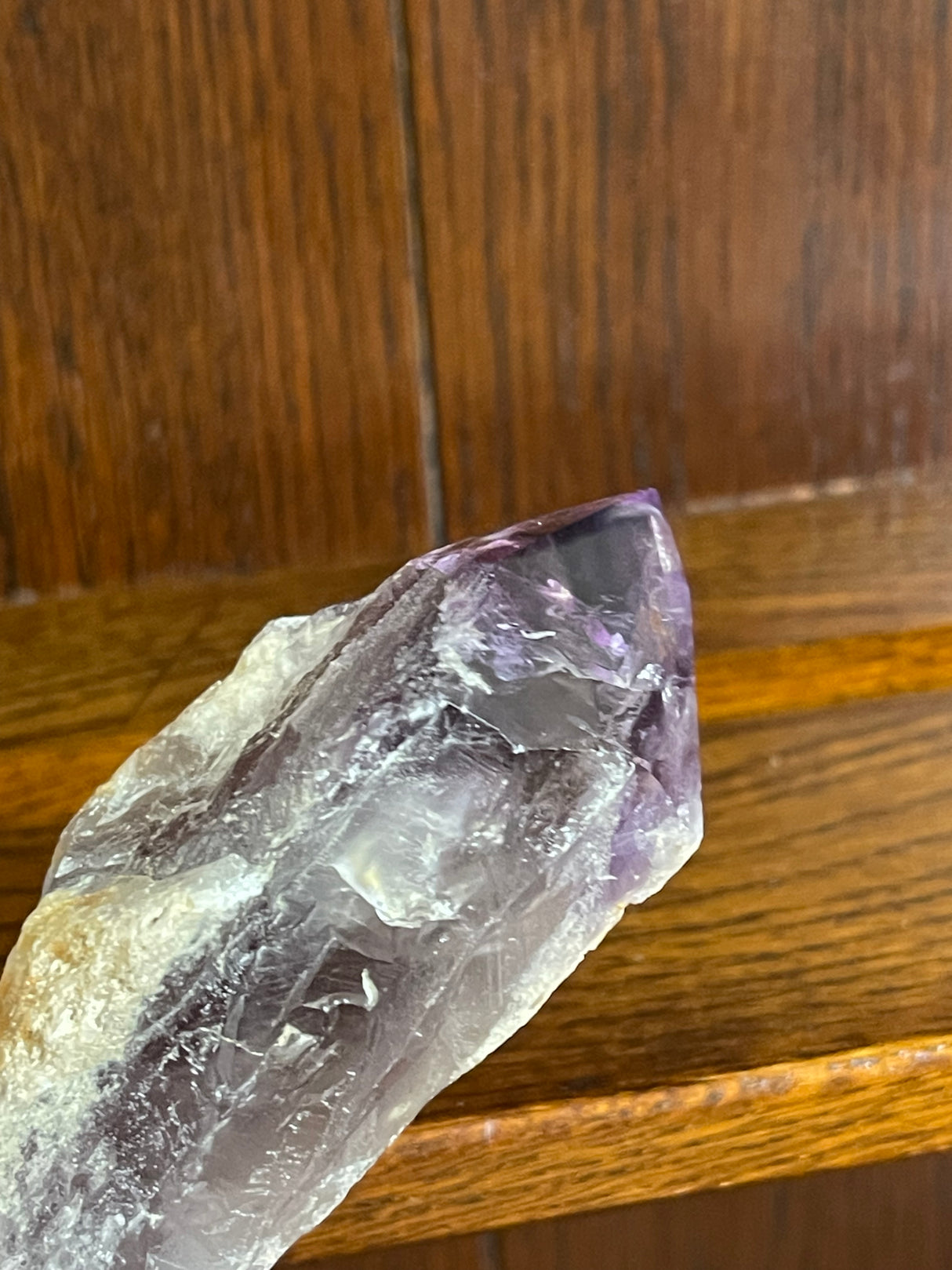 Amethyst Root Wand - Protection. Intuition.