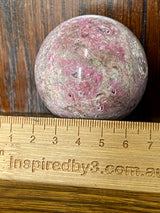 Cobaltoan Calcite Sphere #9 194g - A rare crystal also known as Aphrodite Stone and Salrose Stone