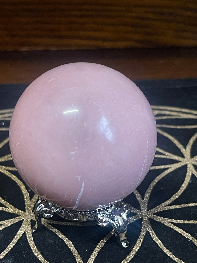 Pink Opal Sphere 230g #4 - Emotional Healing