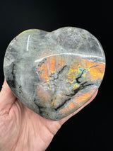 Labradorite Heart 662g - “I welcome change and transformation into my life”.