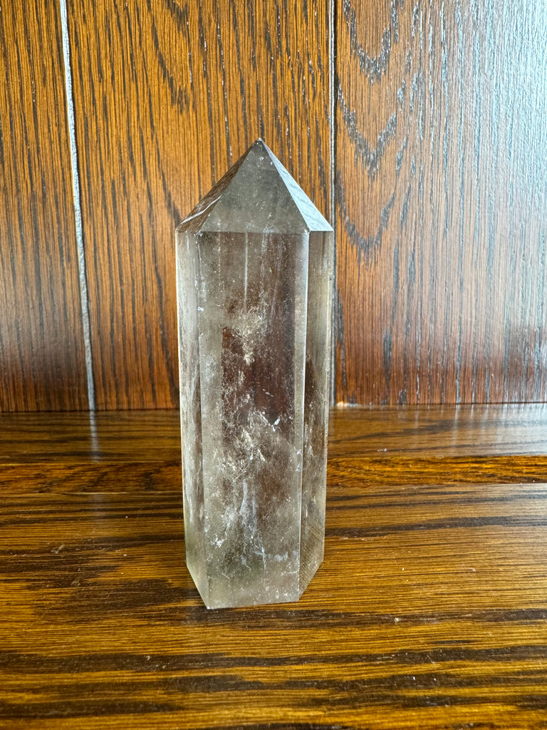 Smoky Quartz Point #1 - “My spirit is deeply grounded in the present moment”