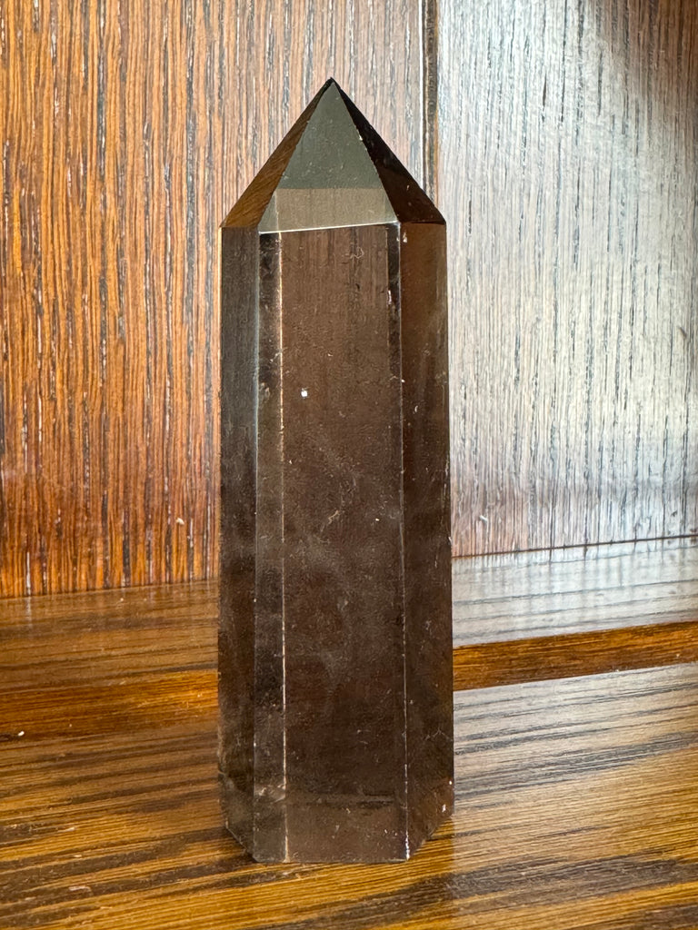 Smoky Quartz Point #5 - “My spirit is deeply grounded in the present moment”