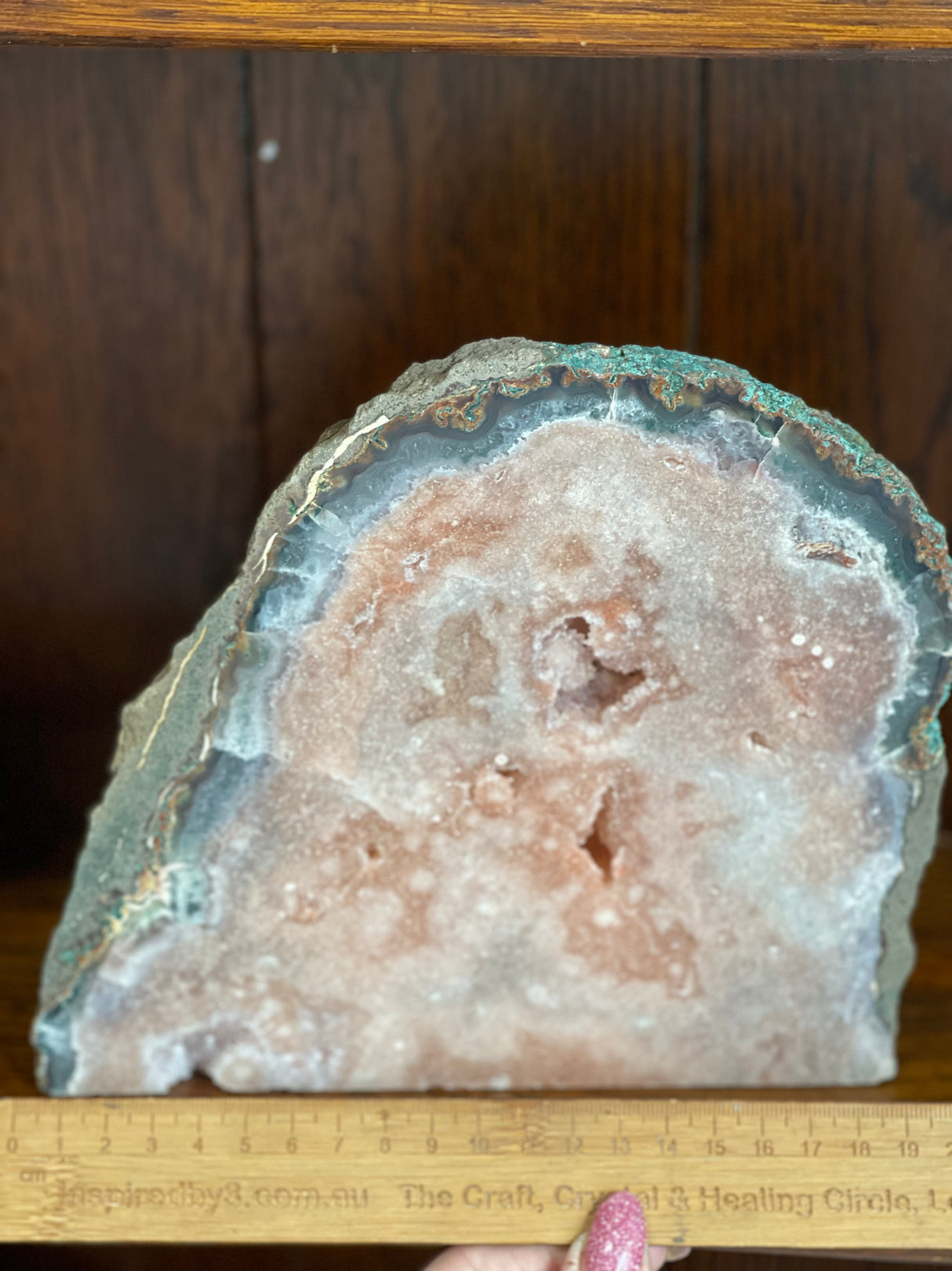 Pink Amethyst Slab 1.7kg - “ I am a strong and loving person”.