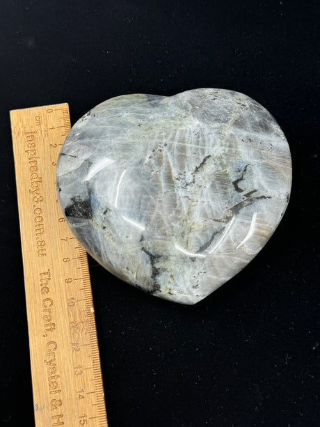 Labradorite Heart 662g - “I welcome change and transformation into my life”.