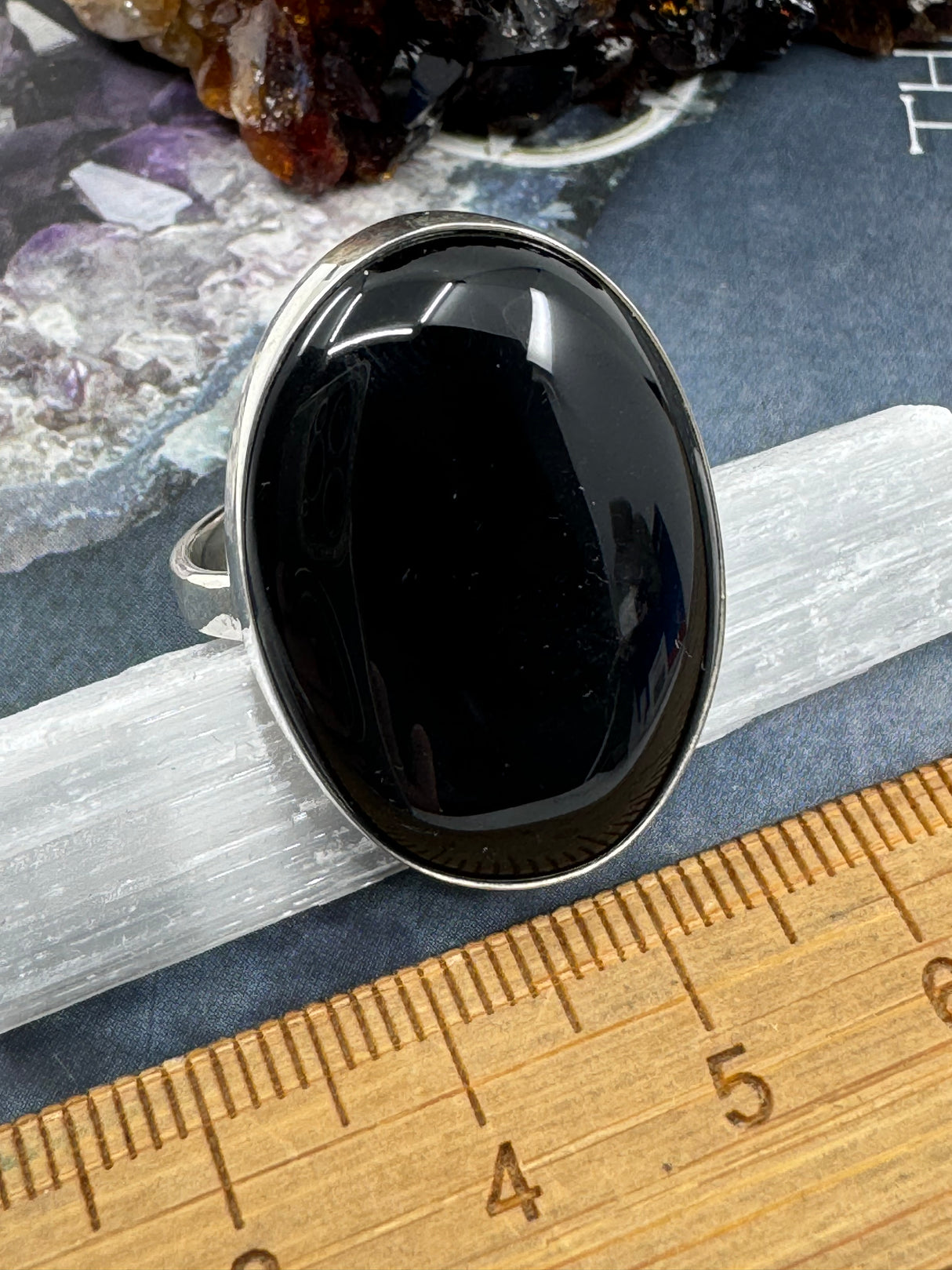 Black Onyx Ring Size 8 -"I am focused and can do anything I set my mind to."