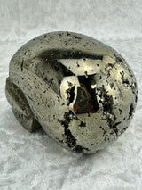 Pyrite Skull Carving #5 - 1.363kilos - Protection & Energy