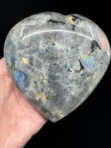 Labradorite Heart 707g - “I welcome change and transformation into my life”.