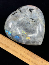 Labradorite Heart 707g - “I welcome change and transformation into my life”.