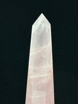 Rose Quartz Tower 24cm - 468g - “I radiate love, beauty, confidence and grace”.