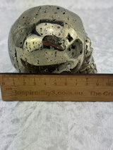 Pyrite Skull Carving #4 - 1.256kilos - Protection & Energy