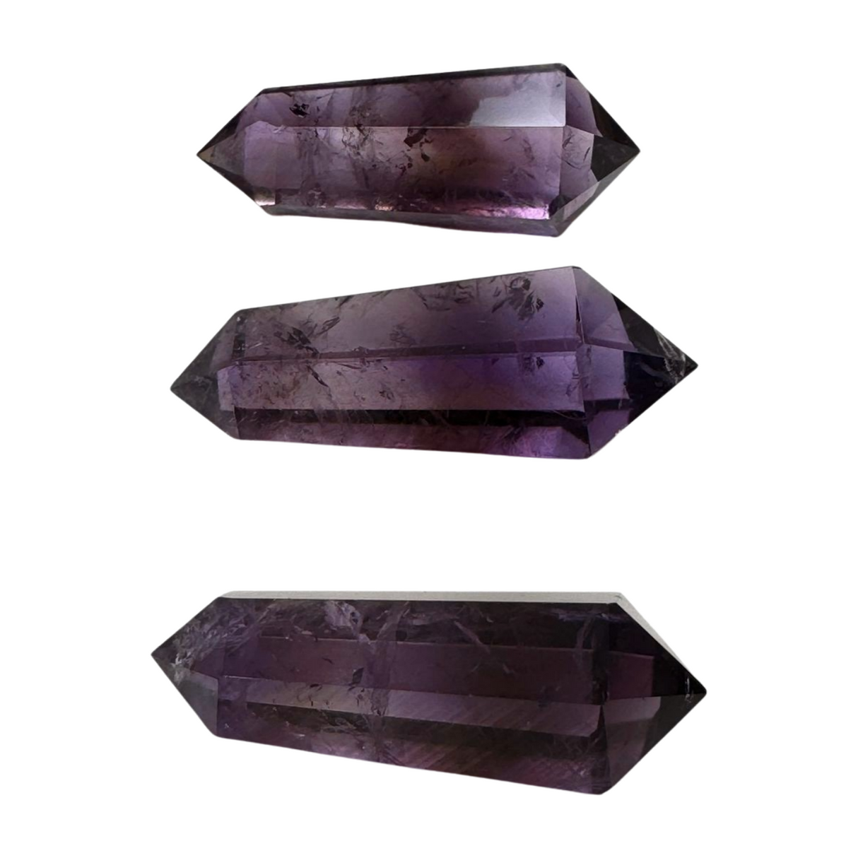 AA+ Grade Amethyst Double Terminator 6 sides 7cm - Intuition. Protection.