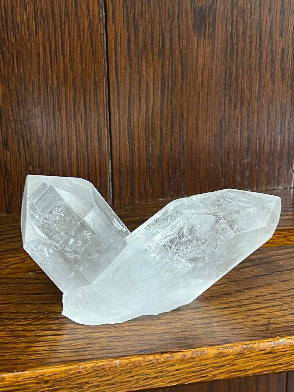 Clear Quartz Double Points 295g - Master Healer