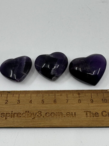 AA+ Grade Amethyst Puffy Heart - “I trust my intuition and allow it to guide me each day”