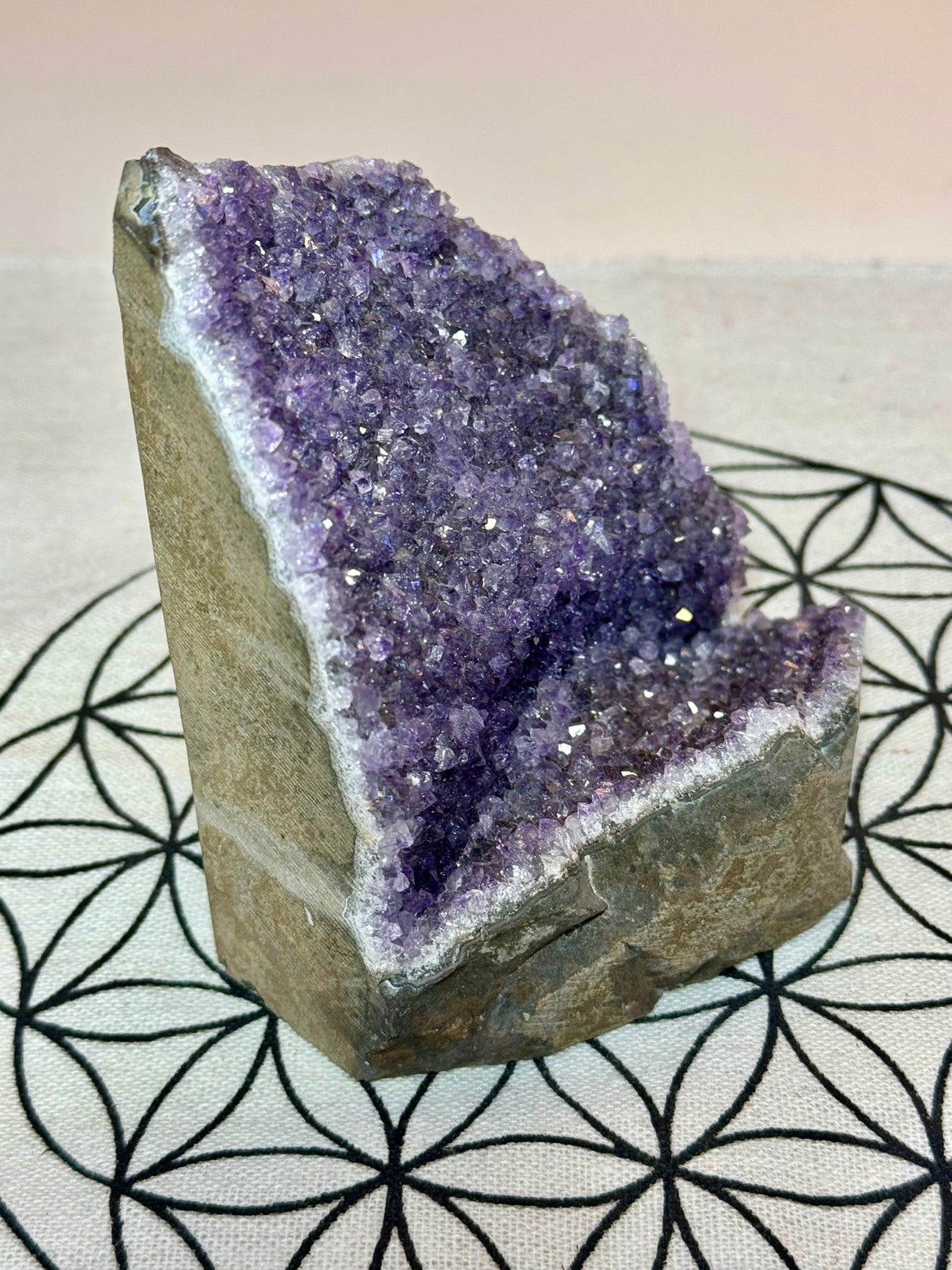 Amethyst Cluster 931g #31 -  “I trust my intuition and allow it to guide me each day”