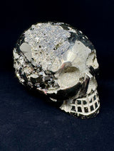 Pyrite Skull Carving #7 - 1.044kilos - Protection & Energy