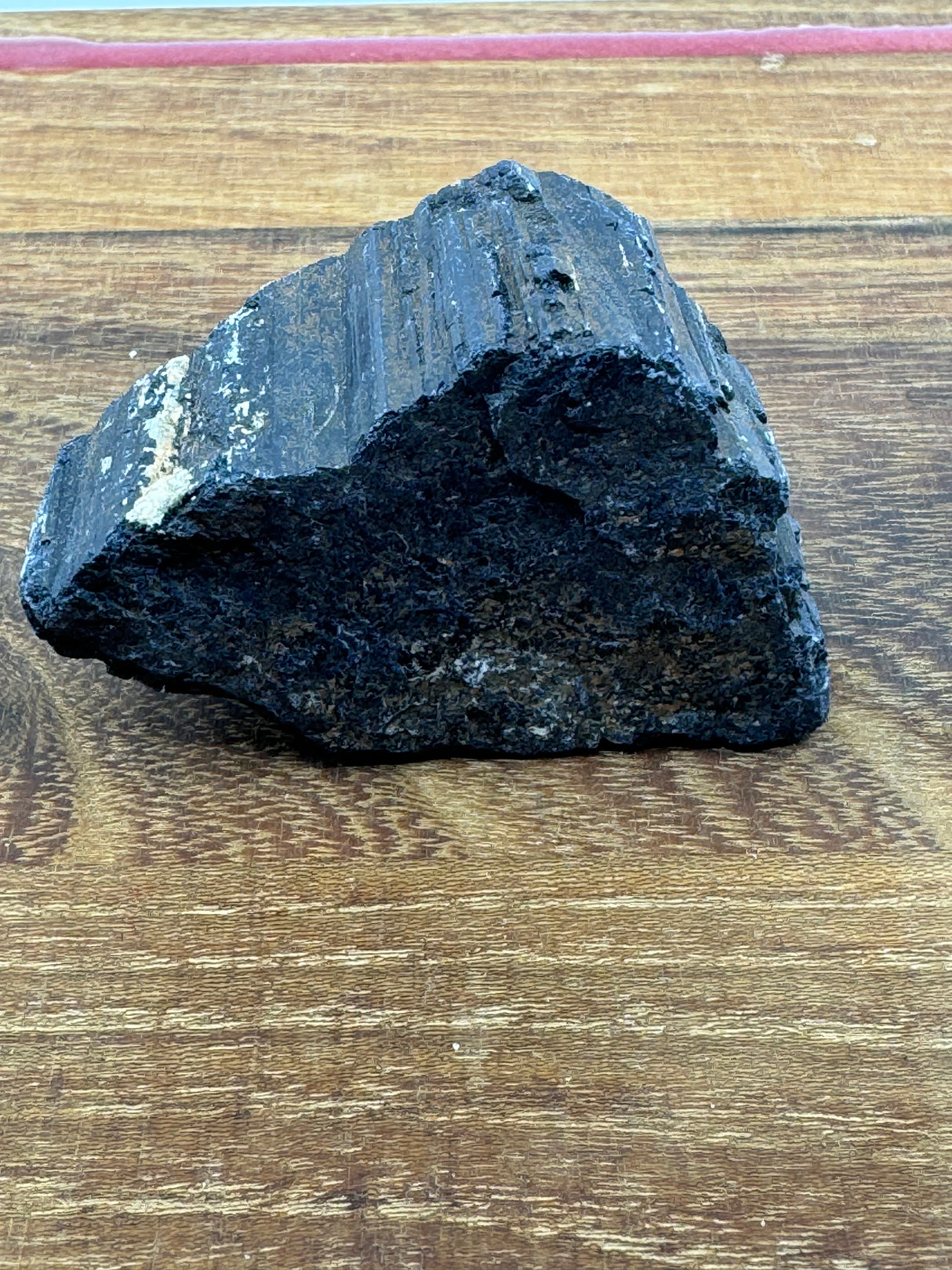 Black Tourmaline Natural Chunk - "I am safe, secure, and protected wherever I go."