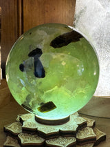 Prehnite and Epidote Sphere #2 472g 7cm