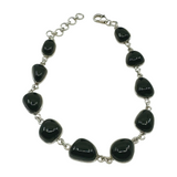 Black Onyx Sterling Silver Bracelet