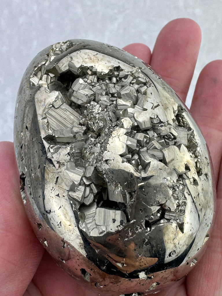 Pyrite Egg #14 - 1354g - Protection & Energy