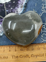 Polychrome Jasper Puffy Heart 216g -"I am grounded and ready to take action towards my goals."