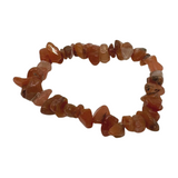 Carnelian Chip Bracelet - "I am full of creative energy and new ideas."