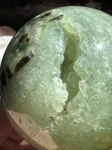 Prehnite and Epidote Sphere #2 472g 7cm