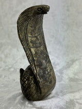 Pyrite Snake Carving - 370g - Protection & Energy