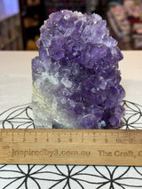 Amethyst Cluster with Calcite  1024g #39 -  “I trust my intuition and allow it to guide me each day”