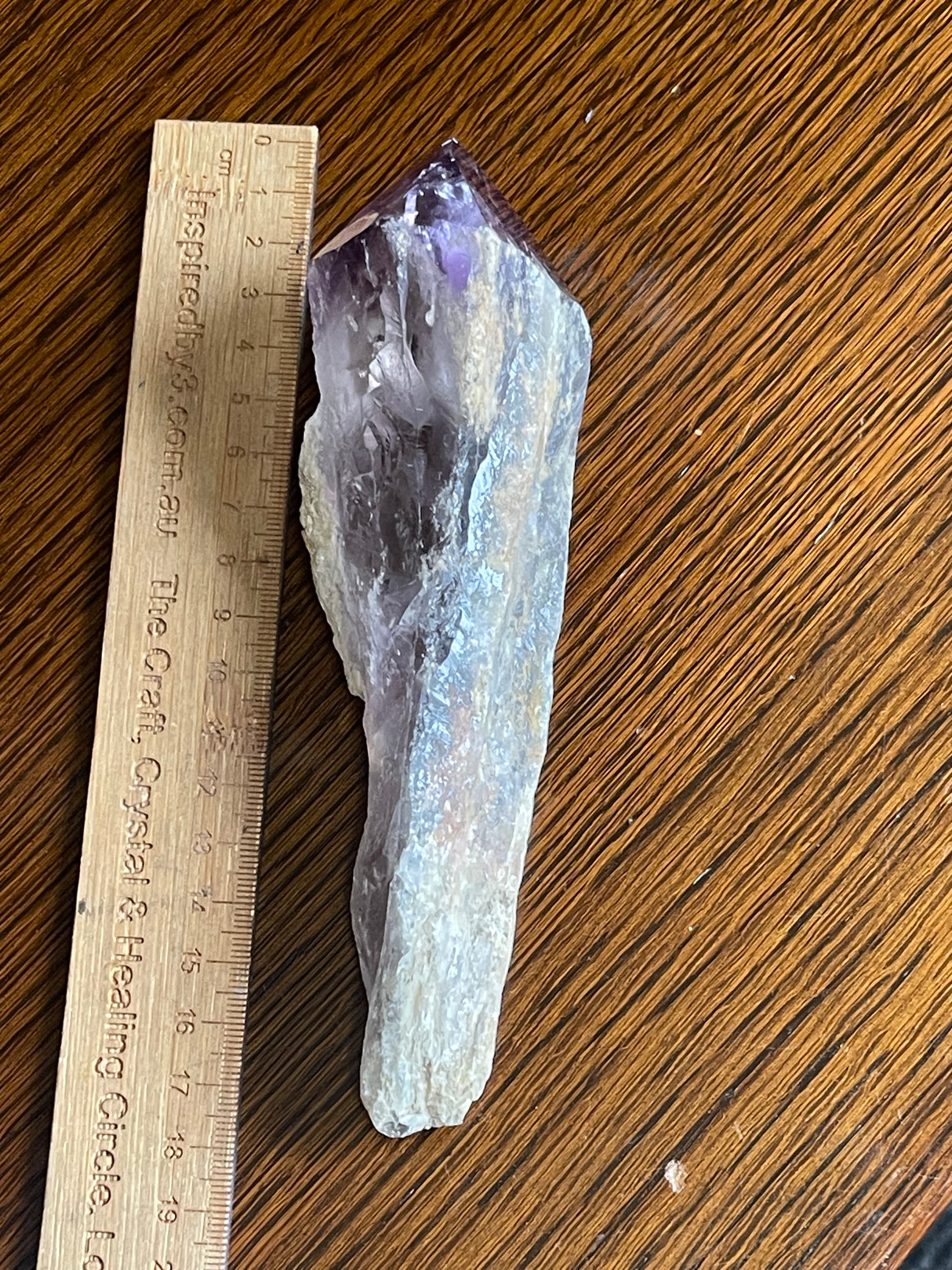 Amethyst Root Wand - Protection. Intuition.