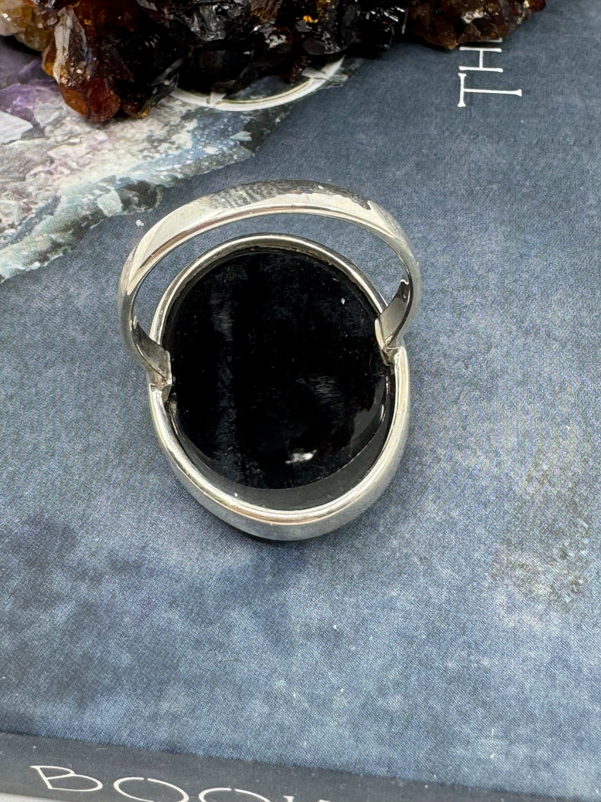 Black Onyx Ring Size 8 -"I am focused and can do anything I set my mind to."