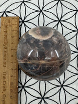 Black Moonstone Sphere 461g - ‘'I am open and ready for new beginnings in my life”.