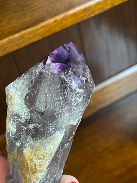 Amethyst Root Wand - Protection. Intuition.