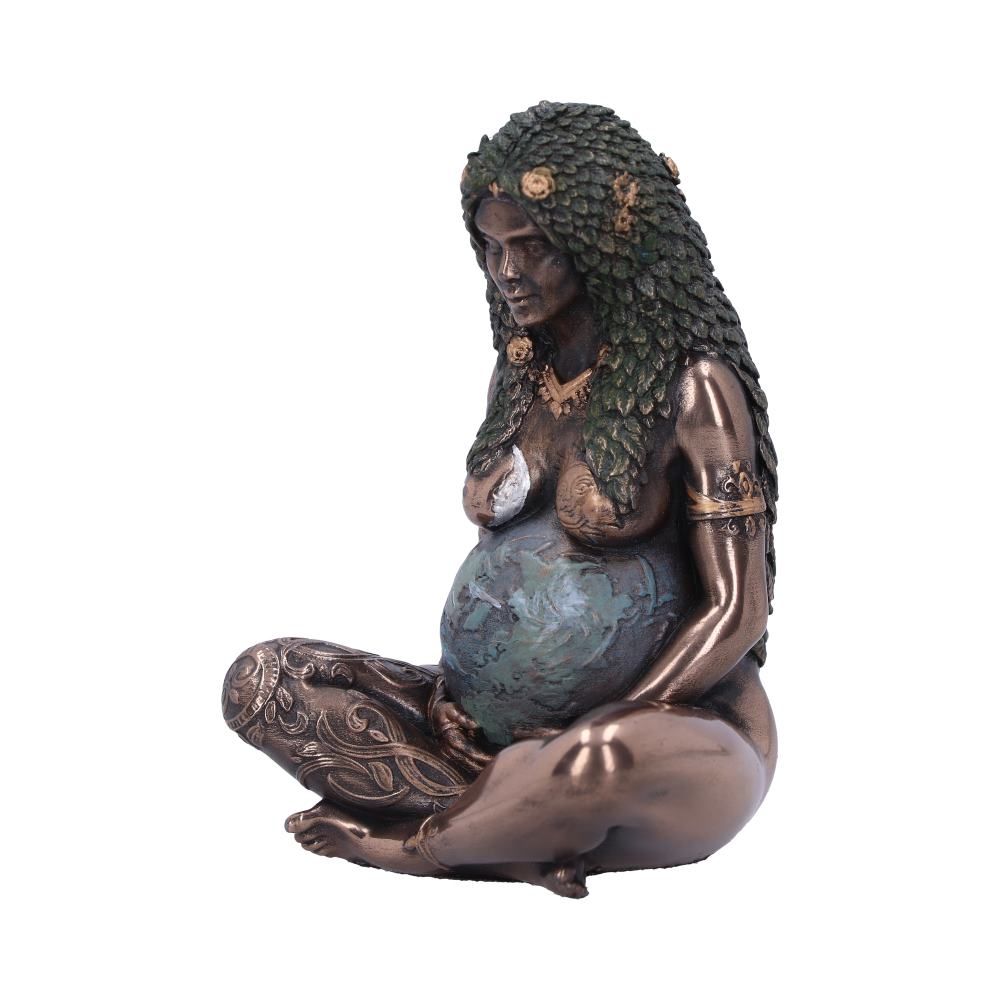 Mini Bronze Mother Earth Art Figurine 8.5cm