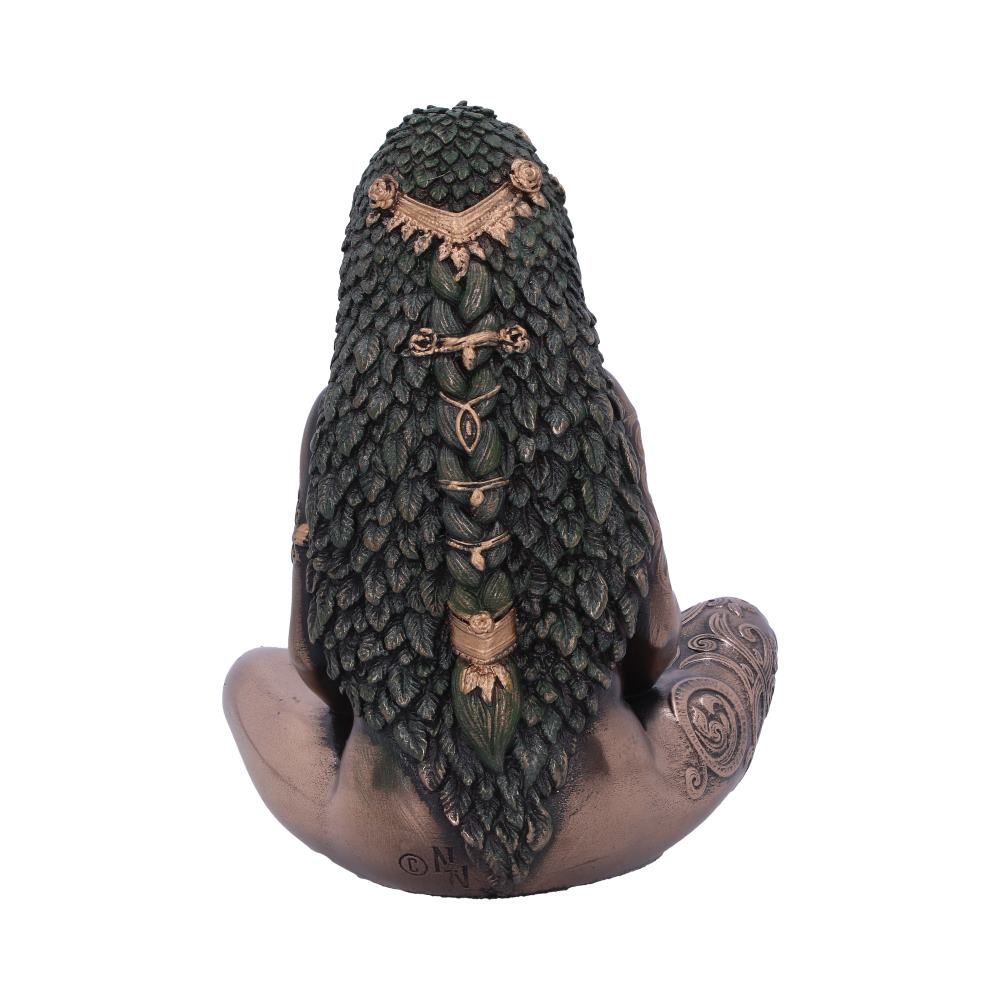 Mini Bronze Mother Earth Art Figurine 8.5cm