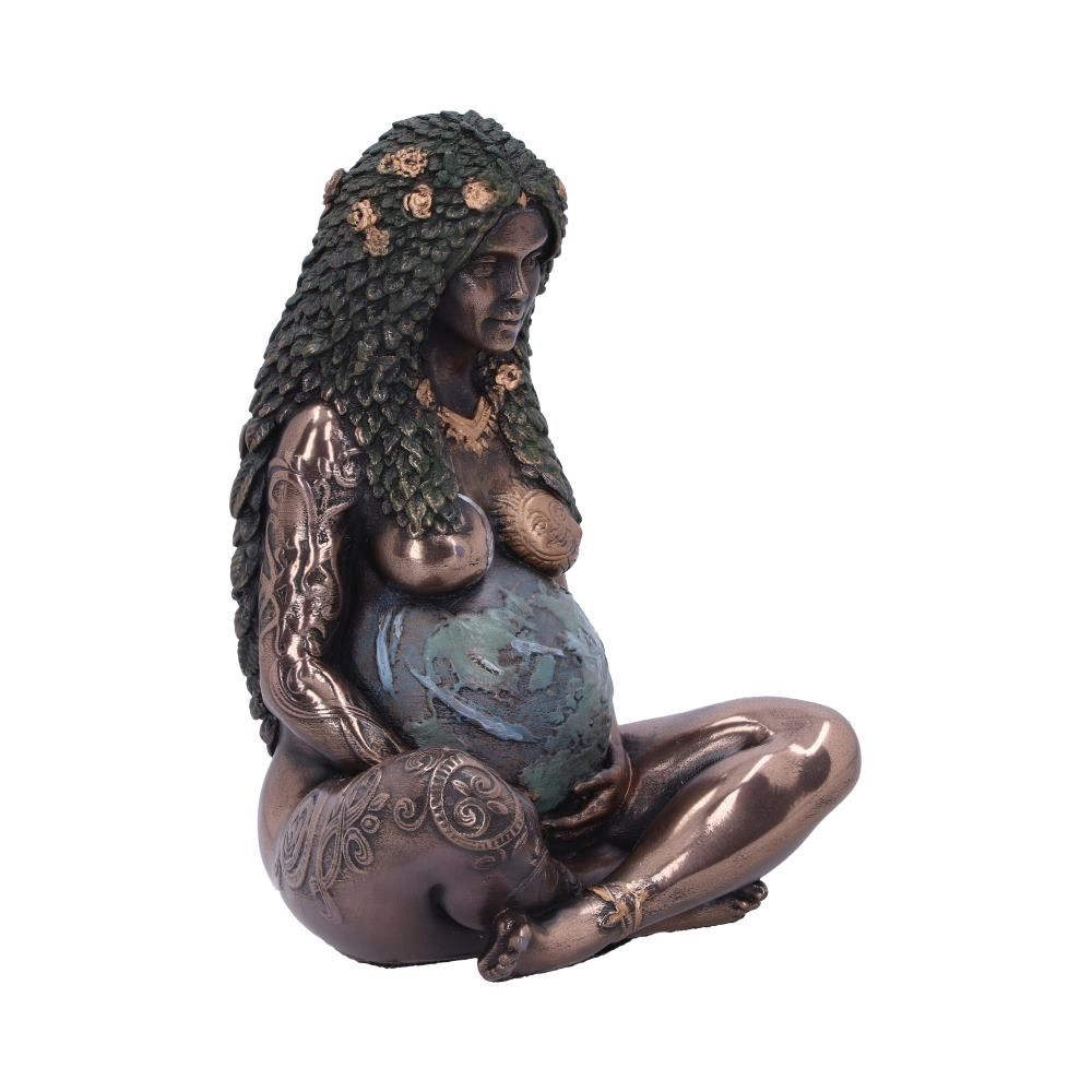 Mini Bronze Mother Earth Art Figurine 8.5cm