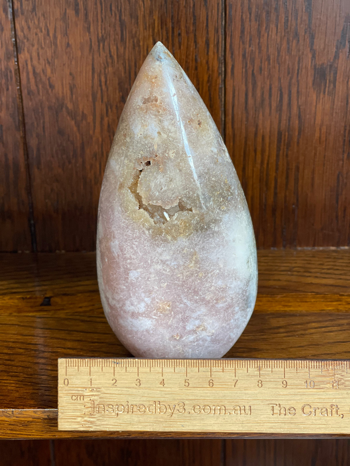 Pink Amethyst Freeform 855g - “ I am a strong and loving person”.