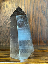 Smoky Quartz Tower #2 489g - “My spirit is deeply grounded in the present moment”.