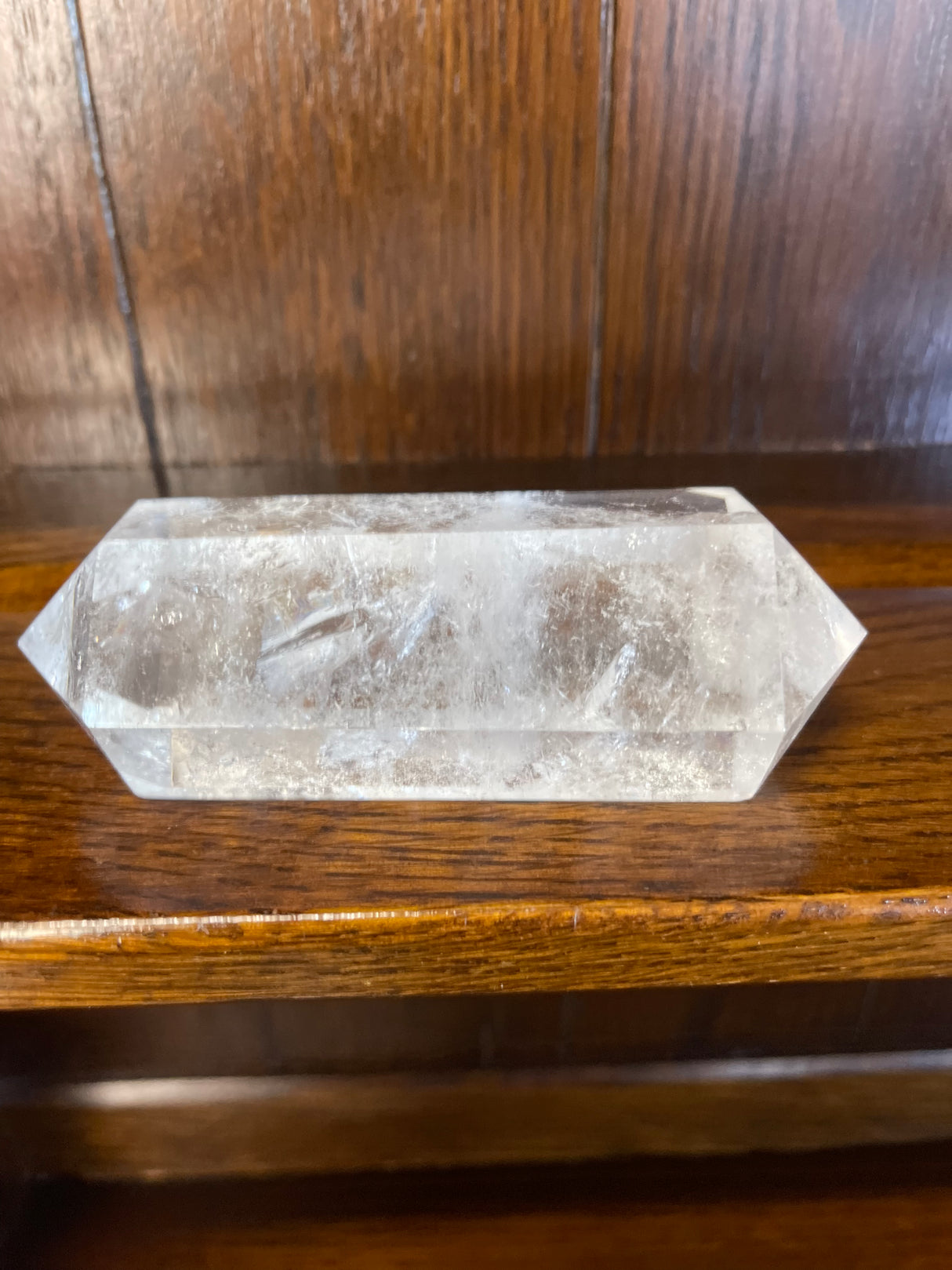 A Grade Clear Quartz Double Terminator #1 337g - Master Healer