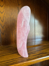 Rose Quartz Angel Large 18cm1.2kilos - Love & Peace