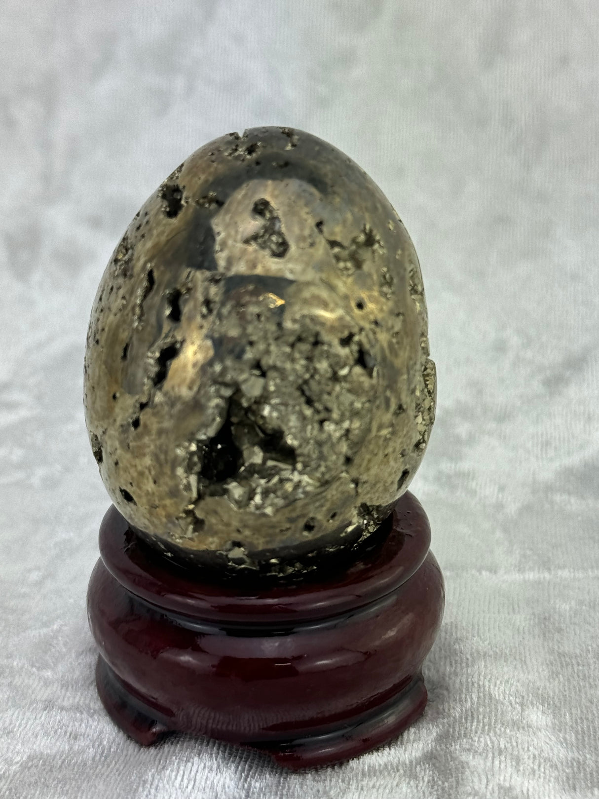 Pyrite Egg #15 - 194g - Protection & Energy