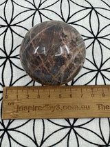 Black Moonstone Sphere 214g - ‘'I am open and ready for new beginnings in my life”.