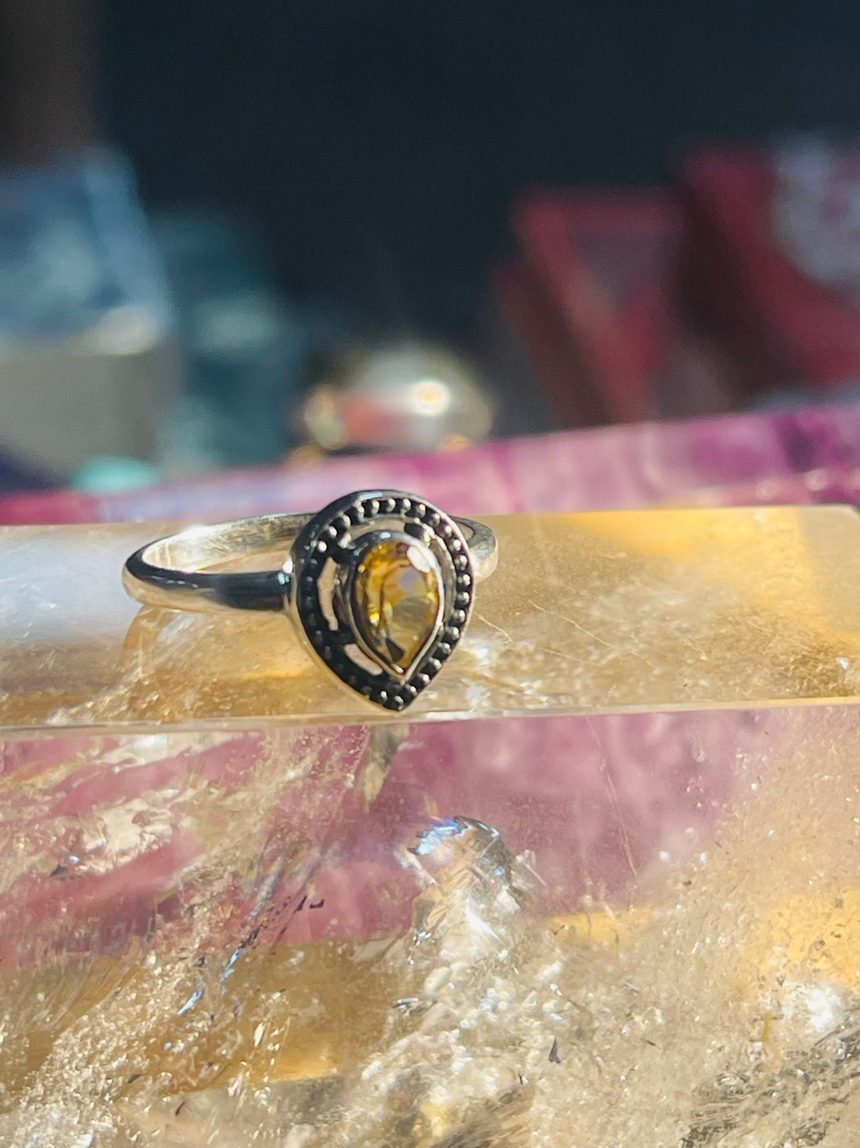 Citrine Ring Size 5 - Manifestation