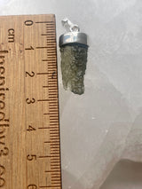 Moldavite Silver Pendant #1 2.1g - Transformation & Protection