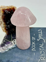 Rose Quartz Mushroom #3 236g 10cm - Love & Peace