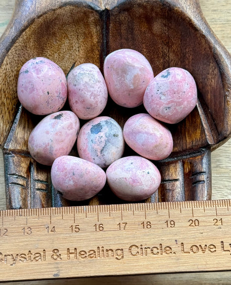 Rhodonite Peru- Tumbled - Emotional Balance.