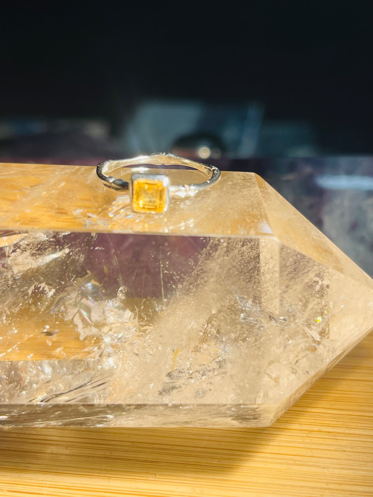 Citrine Ring Size 5- Manifestation