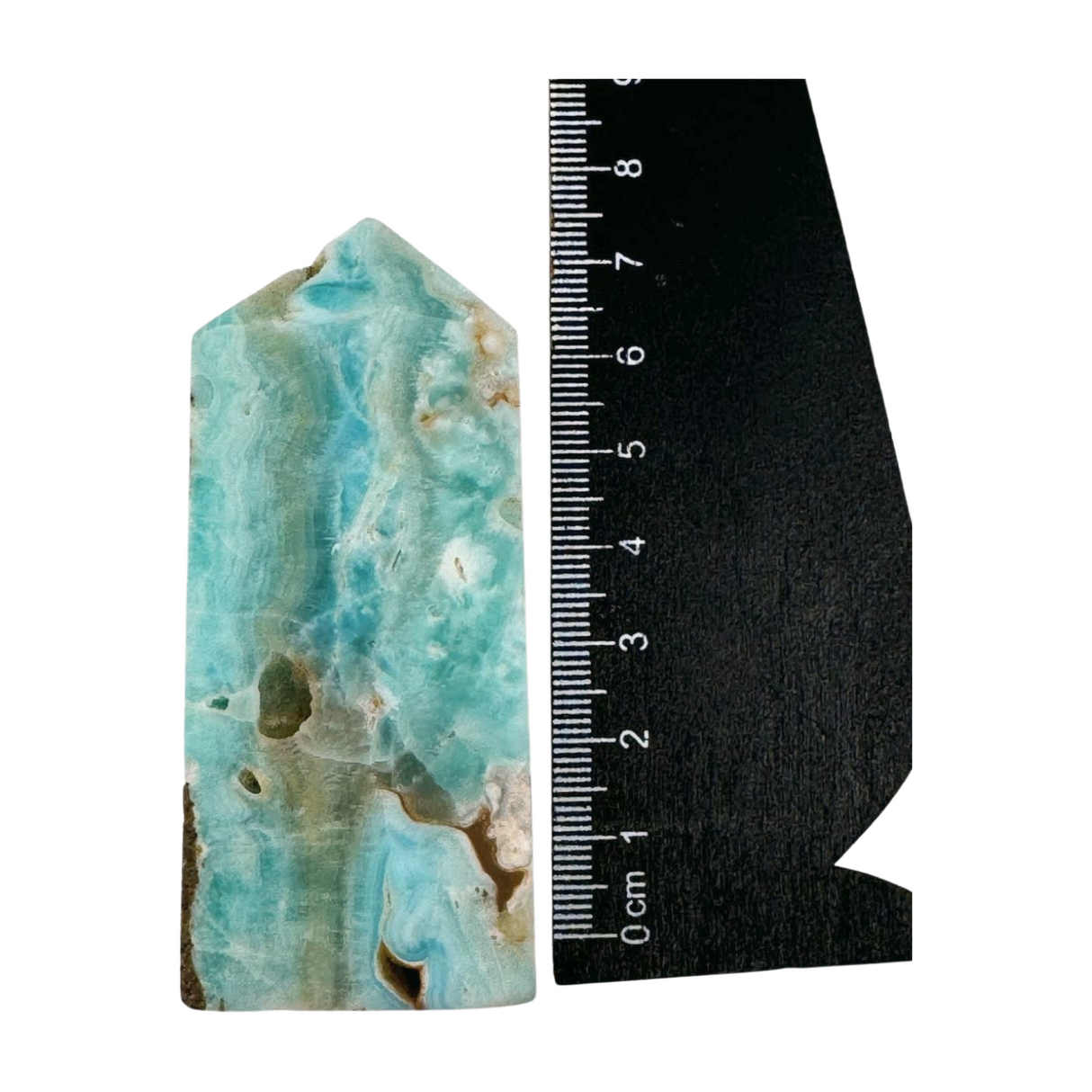 Hemimorphite Point - 87g "I communicate with grace &amp; love".