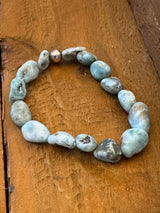 Larimar Nugget Bracelet - Earth Goddess