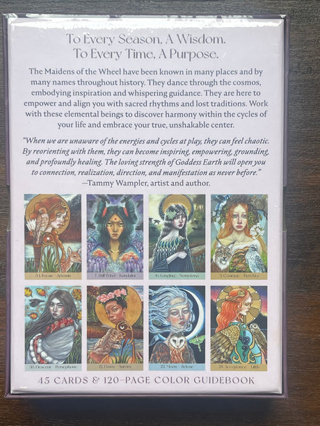 Maidens of the Wheel Oracle Cards Inner Journeys through the Cycles of the Year Tammy Wampler