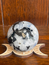 Rainbow Moonstone Sphere #2 193g  - “My mind is open to new possibilities and opportunities